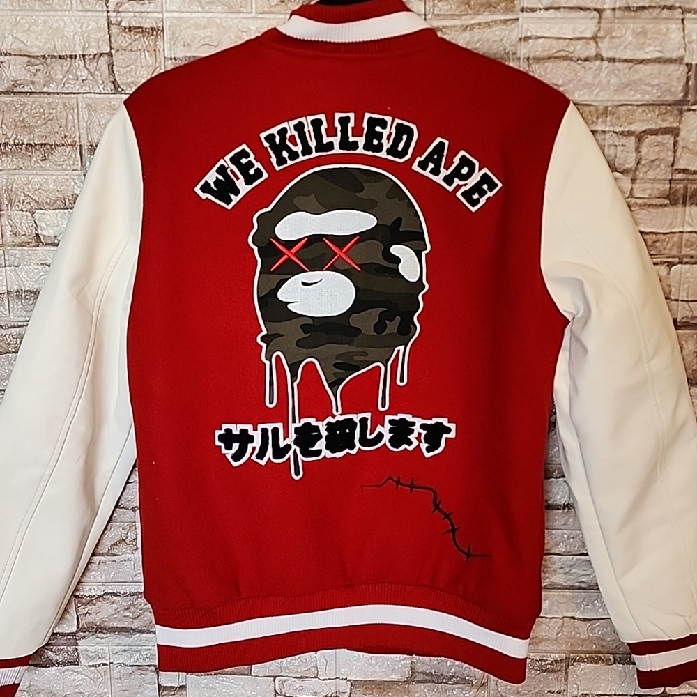Robert Phillipe We Killed Ape Varsity Jacket Est 1988 - Picture 2 of 11